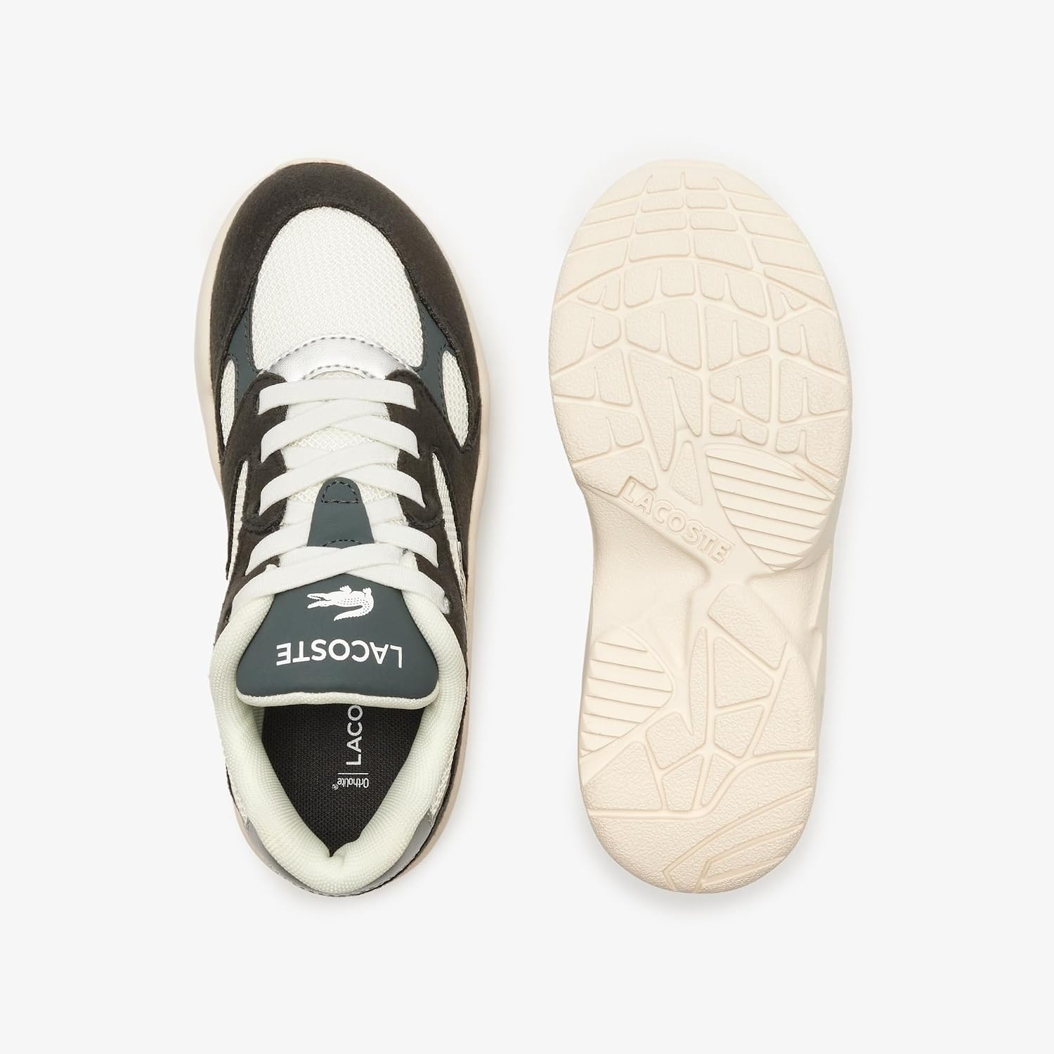 image:imageLacoste Juniors Storm 96 Vintage SneakersDark BaobabDark BaobabMother of Pearl