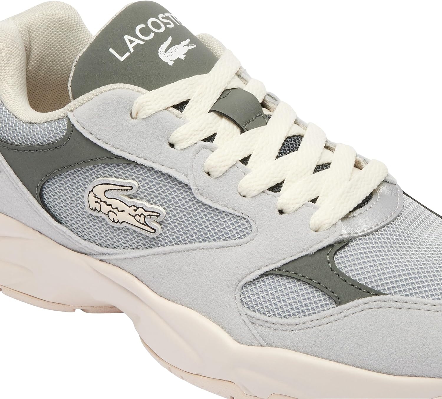 image:imageLacoste Juniors Storm 96 Vintage SneakersLight GreyDark Grey