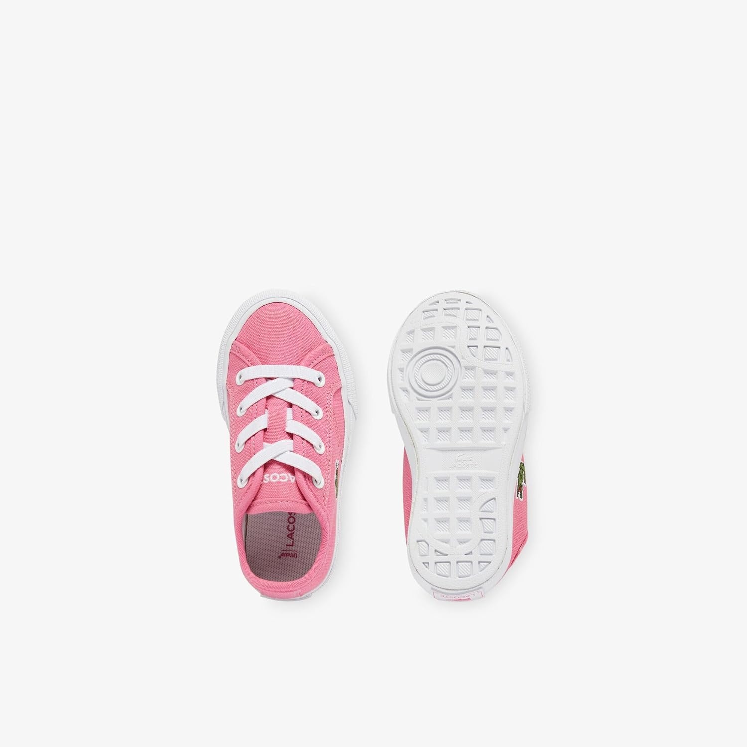 image:imageLacoste Kids Infants Backcourt SneakerClassic PinkWhite New