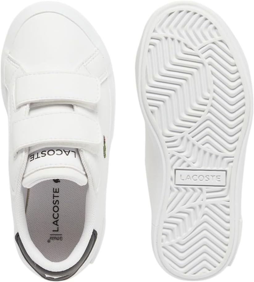 image:imageLacoste Kids Powercourt Sneakers ToddlerLittle KidWhiteBlack