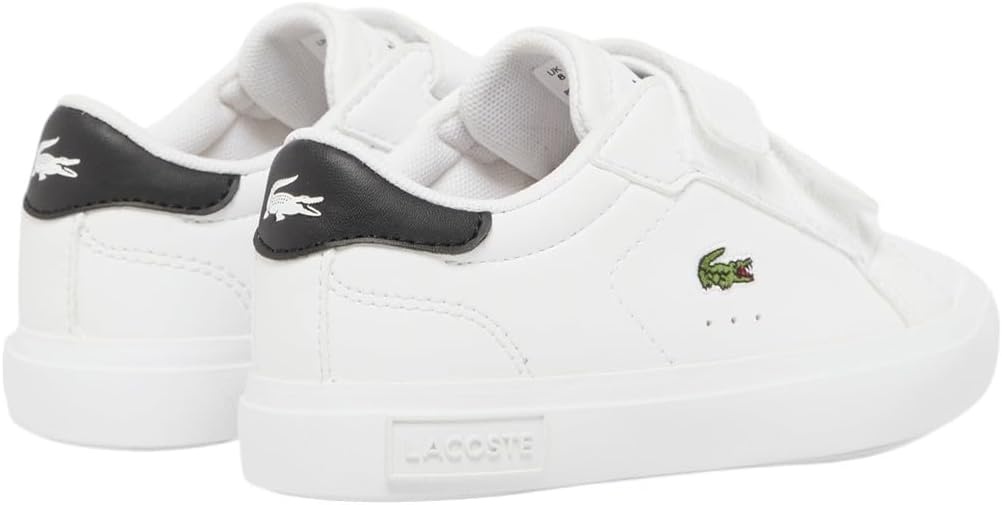 image:imageLacoste Kids Powercourt Sneakers ToddlerLittle KidWhiteBlack