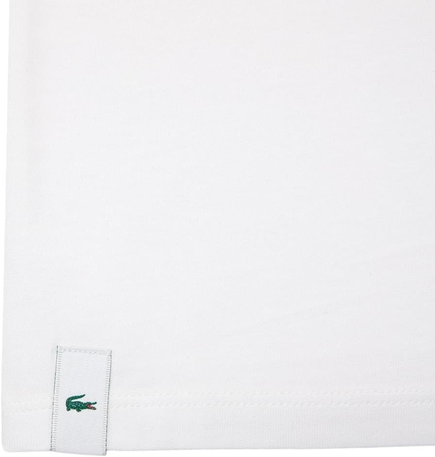 image:imageLacoste Mens 100 Cotton Regular Fit Crew Neck Tank Top 3packWhite