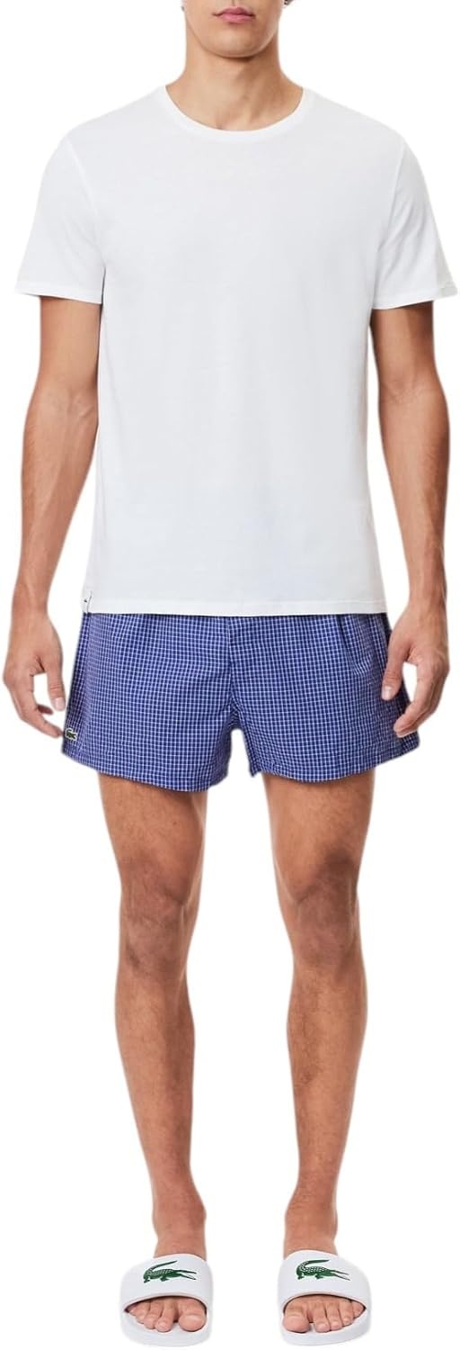 image:imageLacoste Mens 100 Cotton Regular Fit Crew Neck Undershirt 3pack Amazon ExclusivesWhite