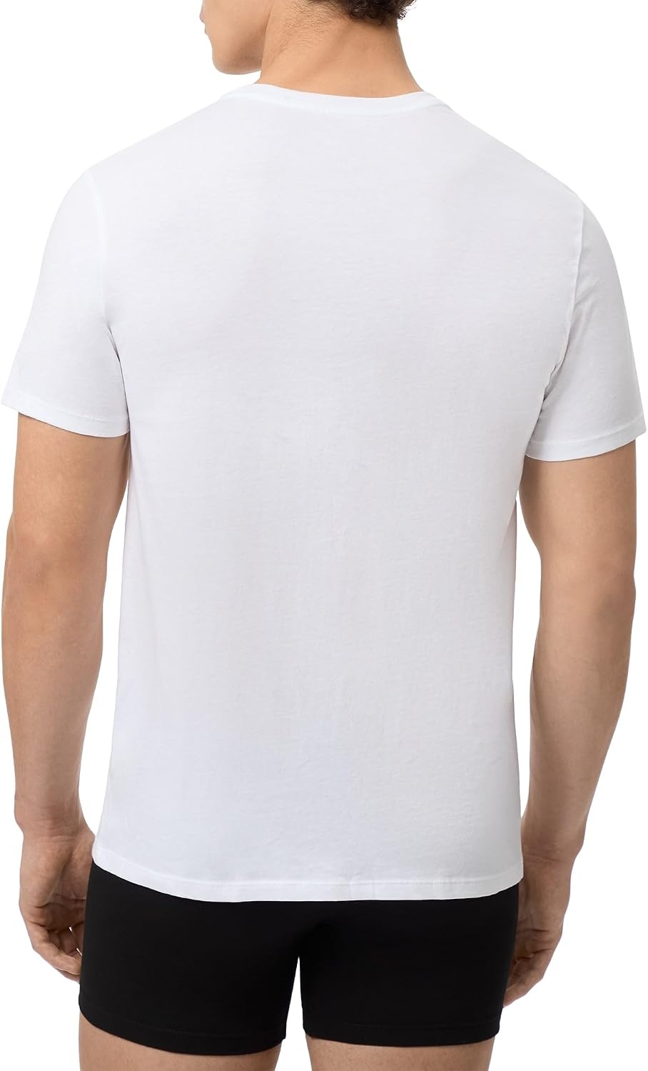image:imageLacoste Mens 100 Cotton Regular Fit Crew Neck Undershirt 3pack Amazon ExclusivesWhiteWhiteBlack