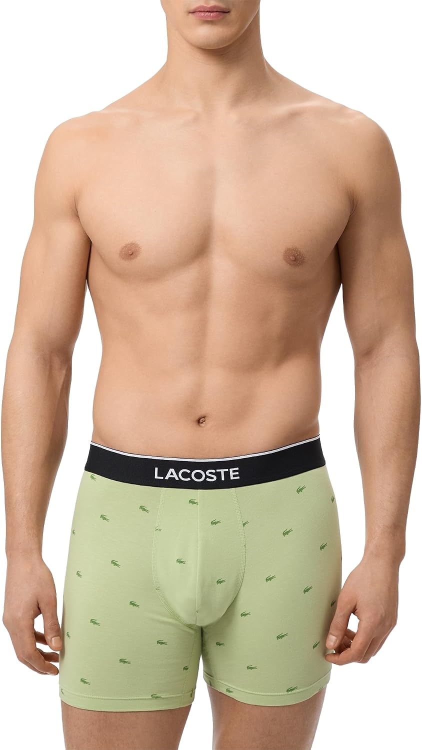 image:imageLacoste Mens 3 Pack Boxer BriefsBirchLambs LettuceSino