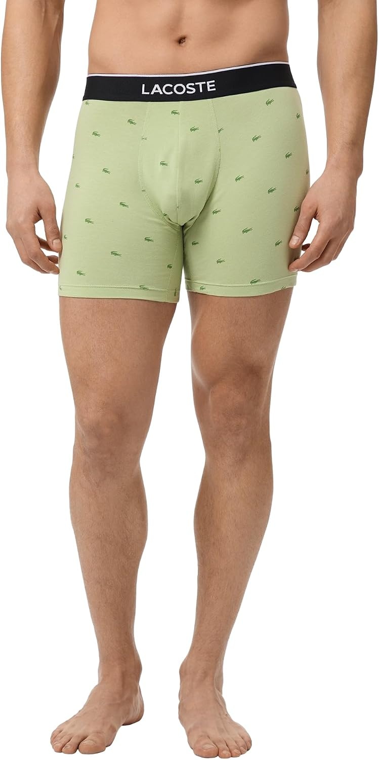 image:imageLacoste Mens 3 Pack Boxer BriefsBirchLambs LettuceSino