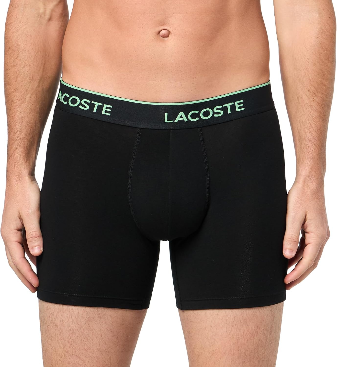 image:imageLacoste Mens 3 Pack Boxer BriefsBlackFlamingoOverviewLiamone