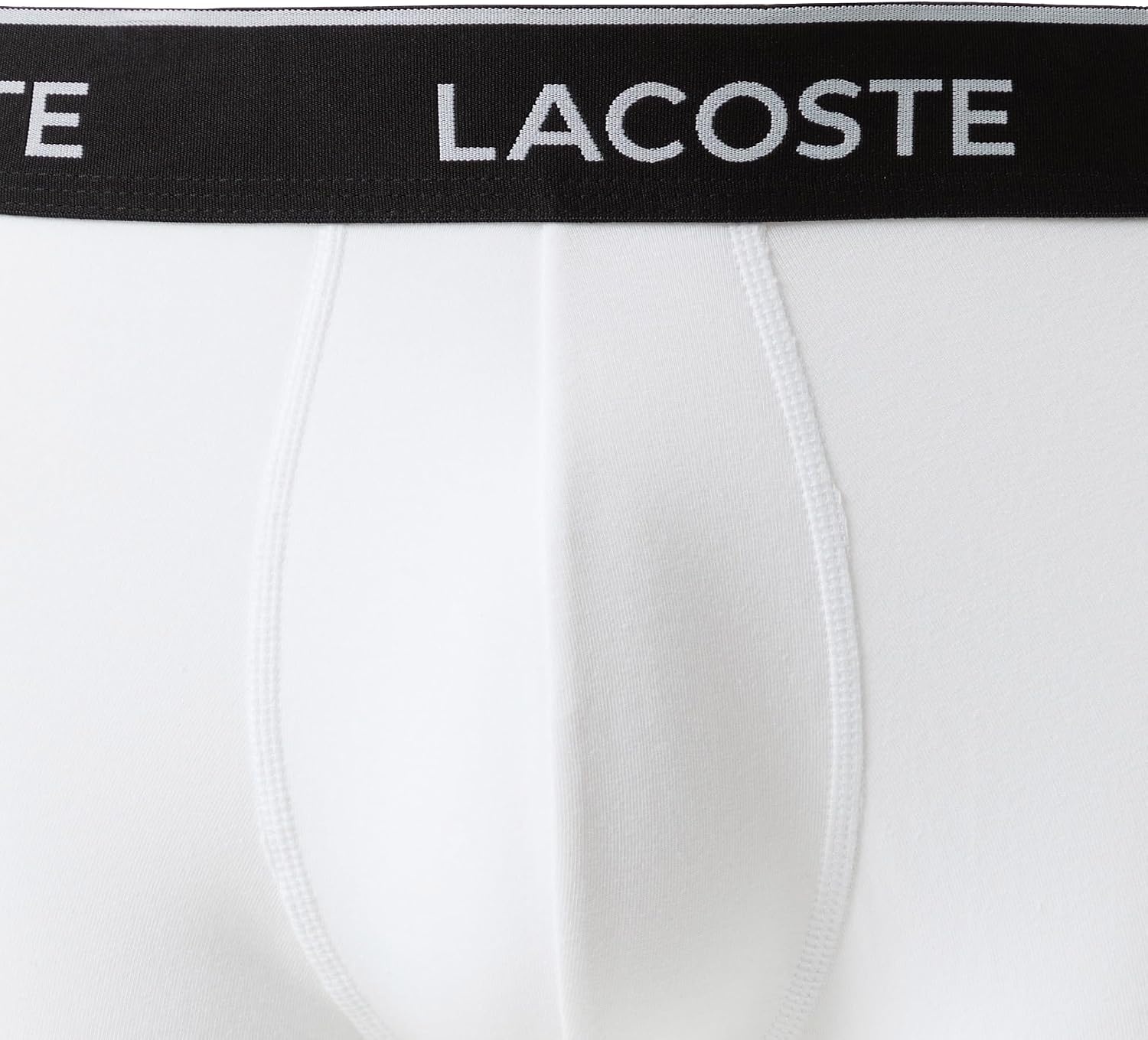 image:imageLacoste Mens 3 Pack Boxer BriefsBlackWhiteLead Grey