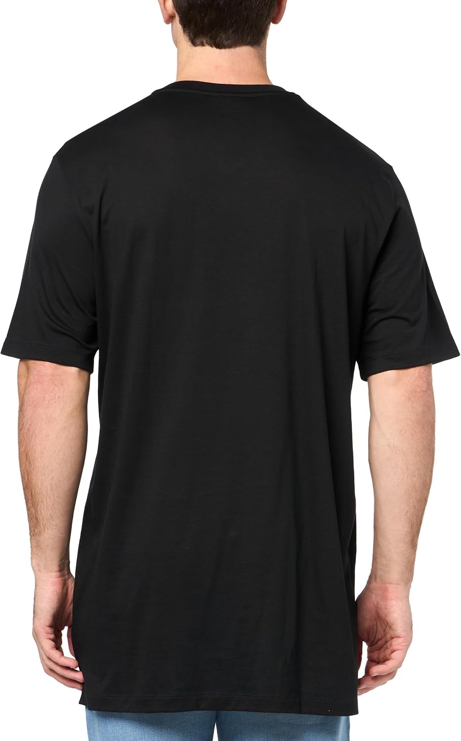 image:imageLacoste Mens Big amp Tall Regular Fit Ribbed VNeck TShirtBlack