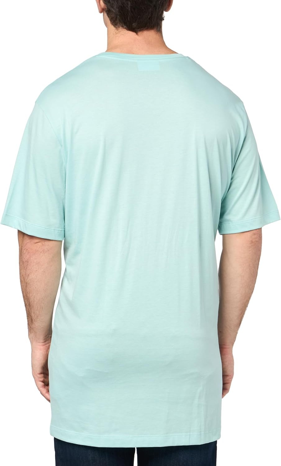 image:imageLacoste Mens Big amp Tall Regular Fit Ribbed VNeck TShirtPastille Mint