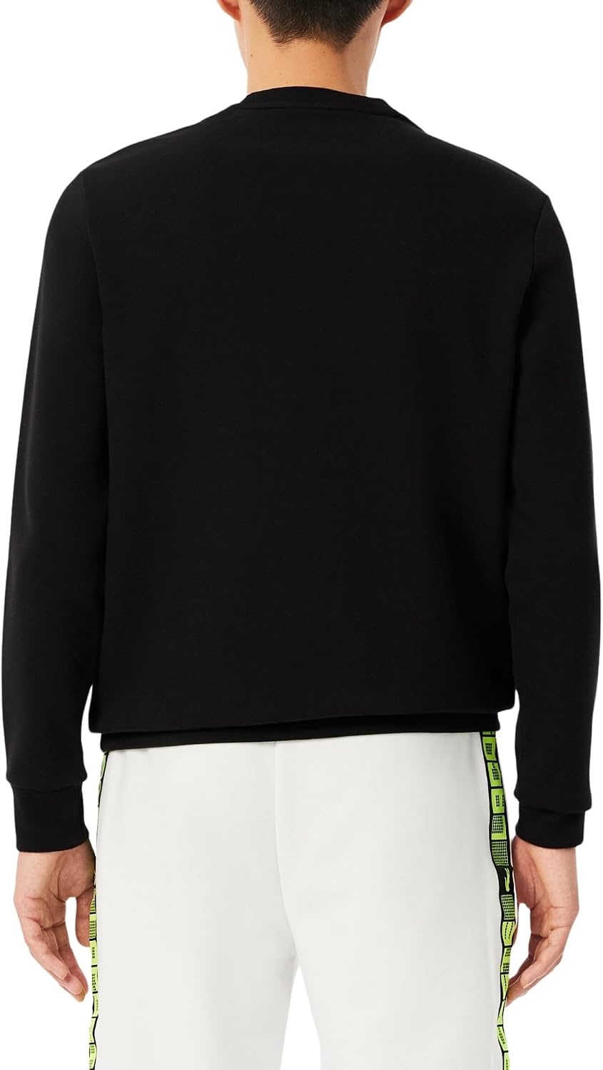 image:imageLacoste Mens Branded Stripe Tennis SweatshirtBlack