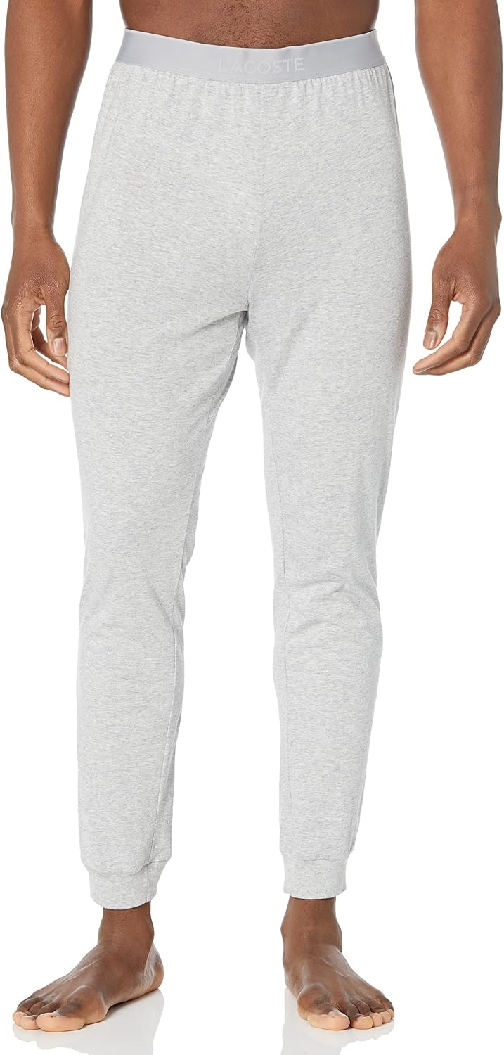 image:imageLacoste Mens Branding Crew Neck Sweatshirt Pajama SetBurgundyundyGraphiteMoonstone