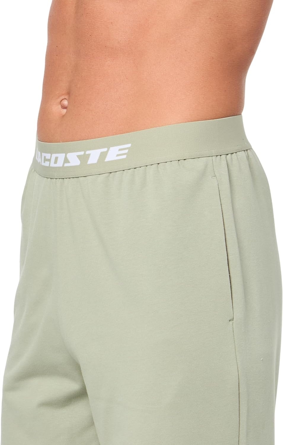 image:imageLacoste Mens Branding Pajama PantsLight Khaki