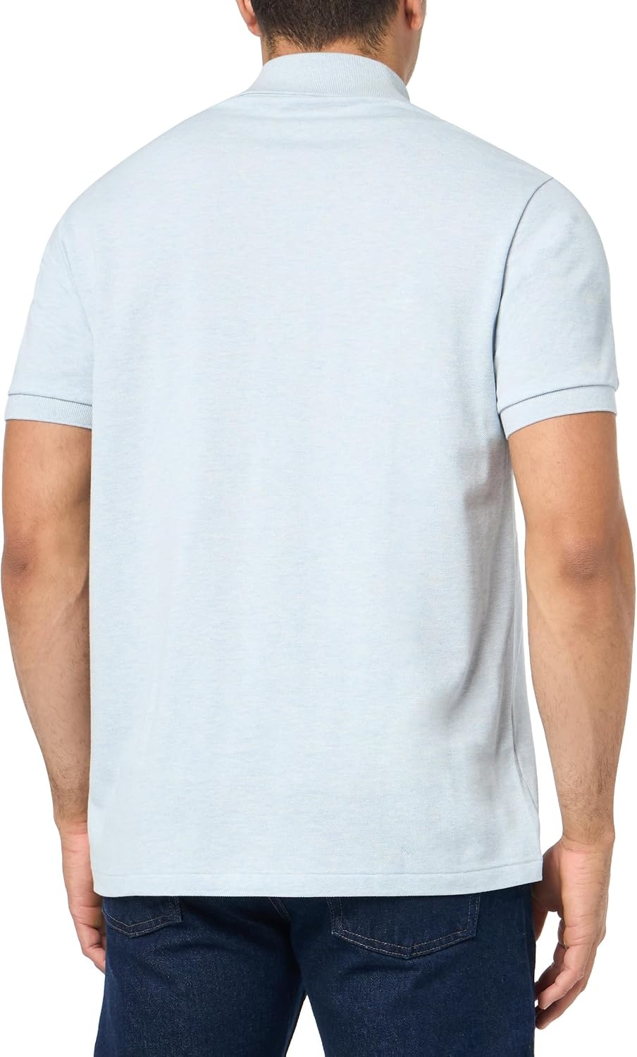 image:imageLacoste Mens Classic Fit L1212 Marl Polo ShirtHeather Cove