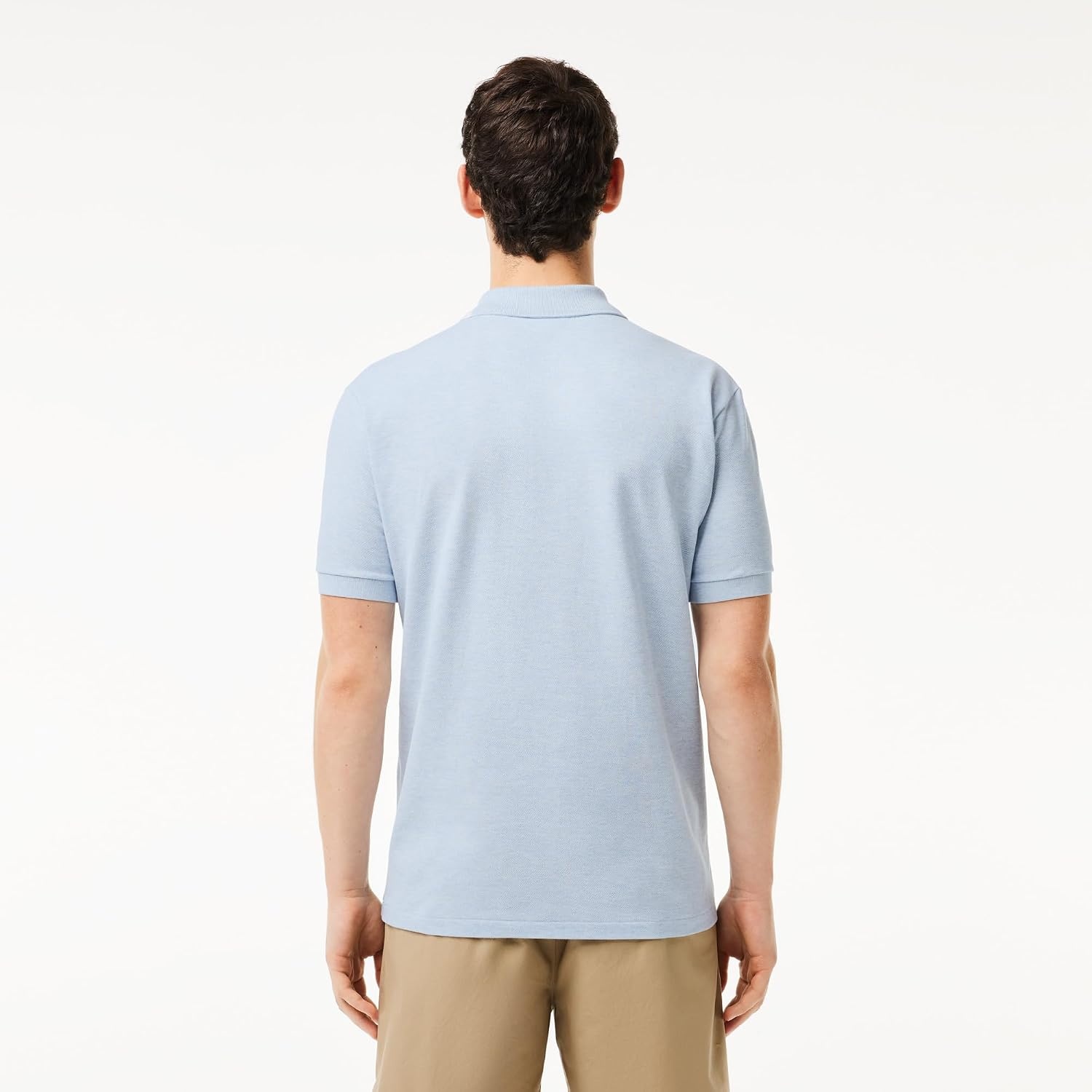 image:imageLacoste Mens Classic Fit L1212 Marl Polo ShirtHeather Cove