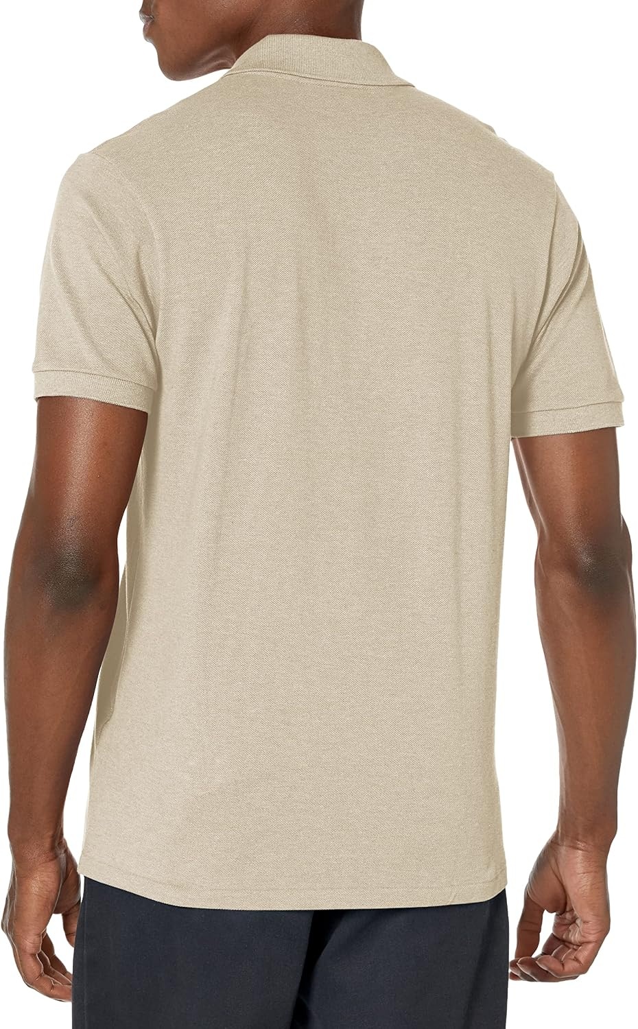 image:imageLacoste Mens Classic Fit L1212 Marl Polo ShirtHeather Wicker