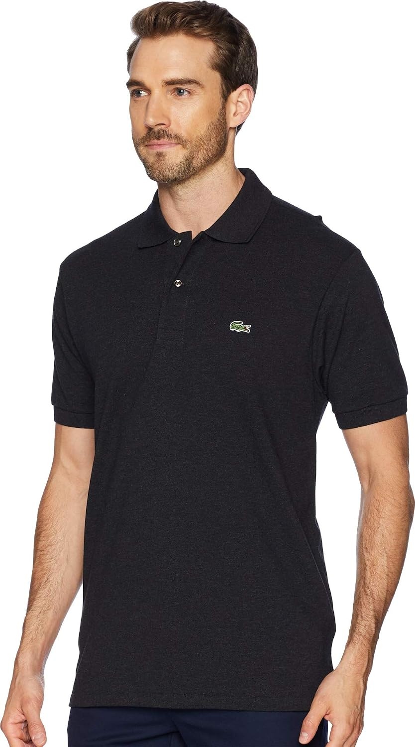 image:imageLacoste Mens Classic Fit L1212 Marl Polo ShirtLightning Chine