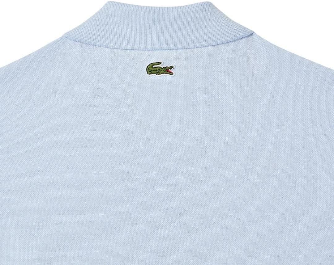 image:imageLacoste Mens Classic Fit Signature Print L1212 Polo ShirtRill Blue