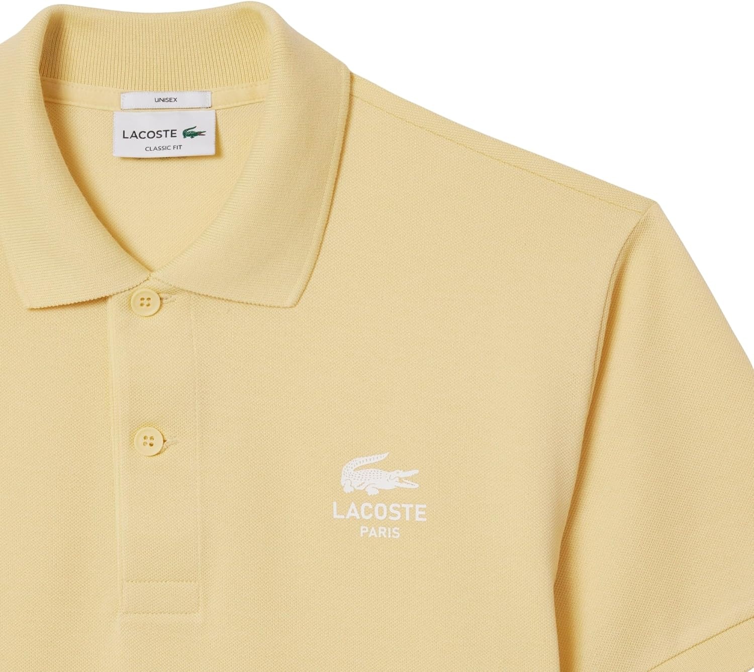 image:imageLacoste Mens Classic Fit Signature Print L1212 Polo ShirtSesame