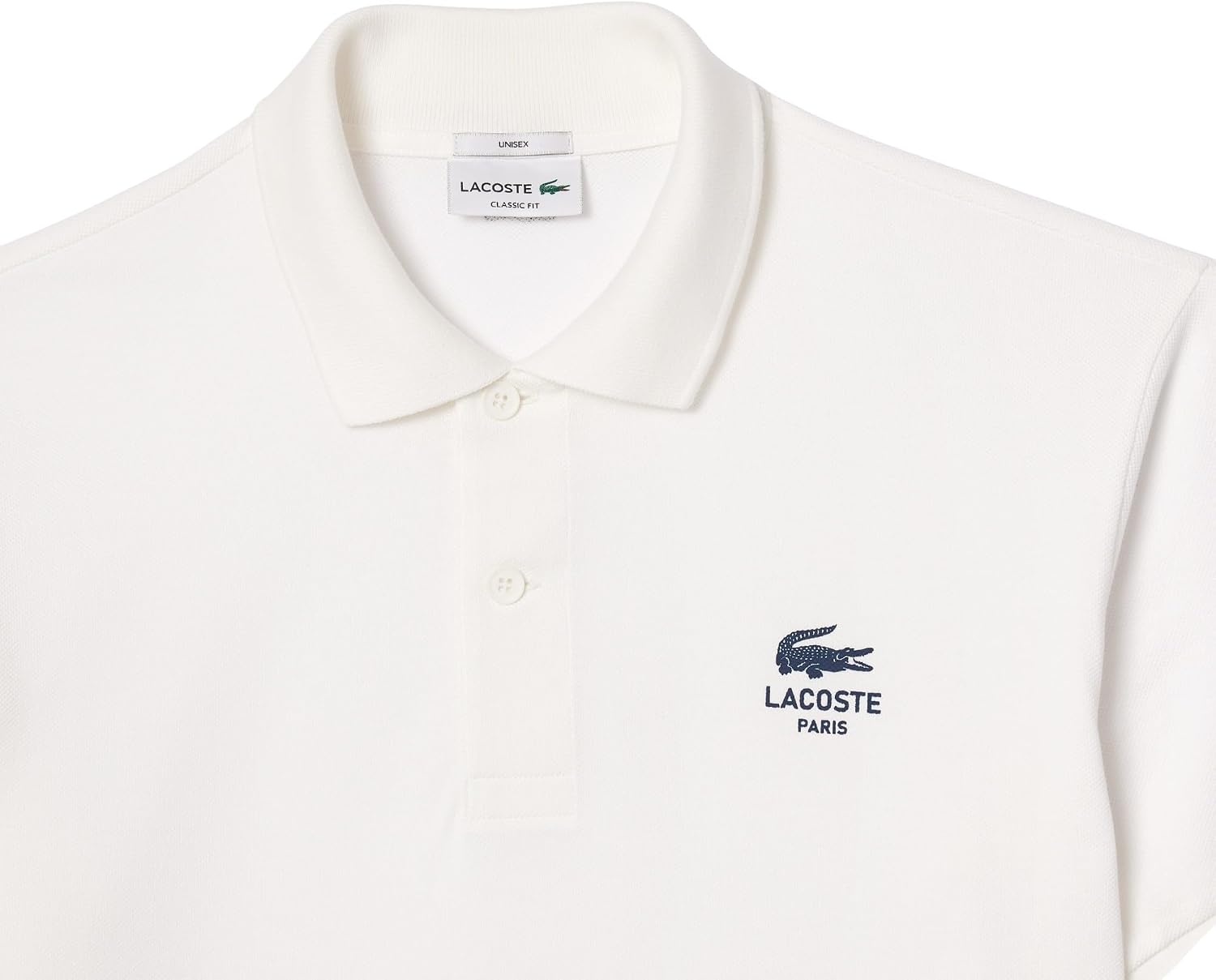 image:imageLacoste Mens Classic Fit Signature Print L1212 Polo ShirtWhite