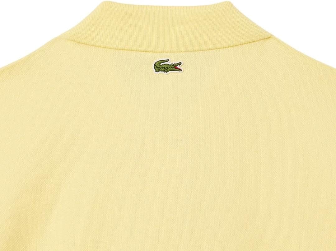 image:imageLacoste Mens Classic Fit Signature Print L1212 Polo ShirtYellow