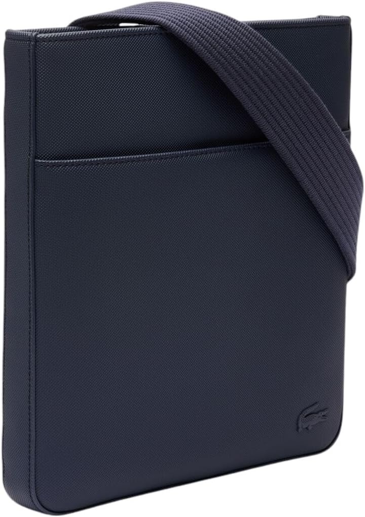 image:imageLacoste Mens Classic Flat Crossover Crossbody Bag Midnight Blue One Size