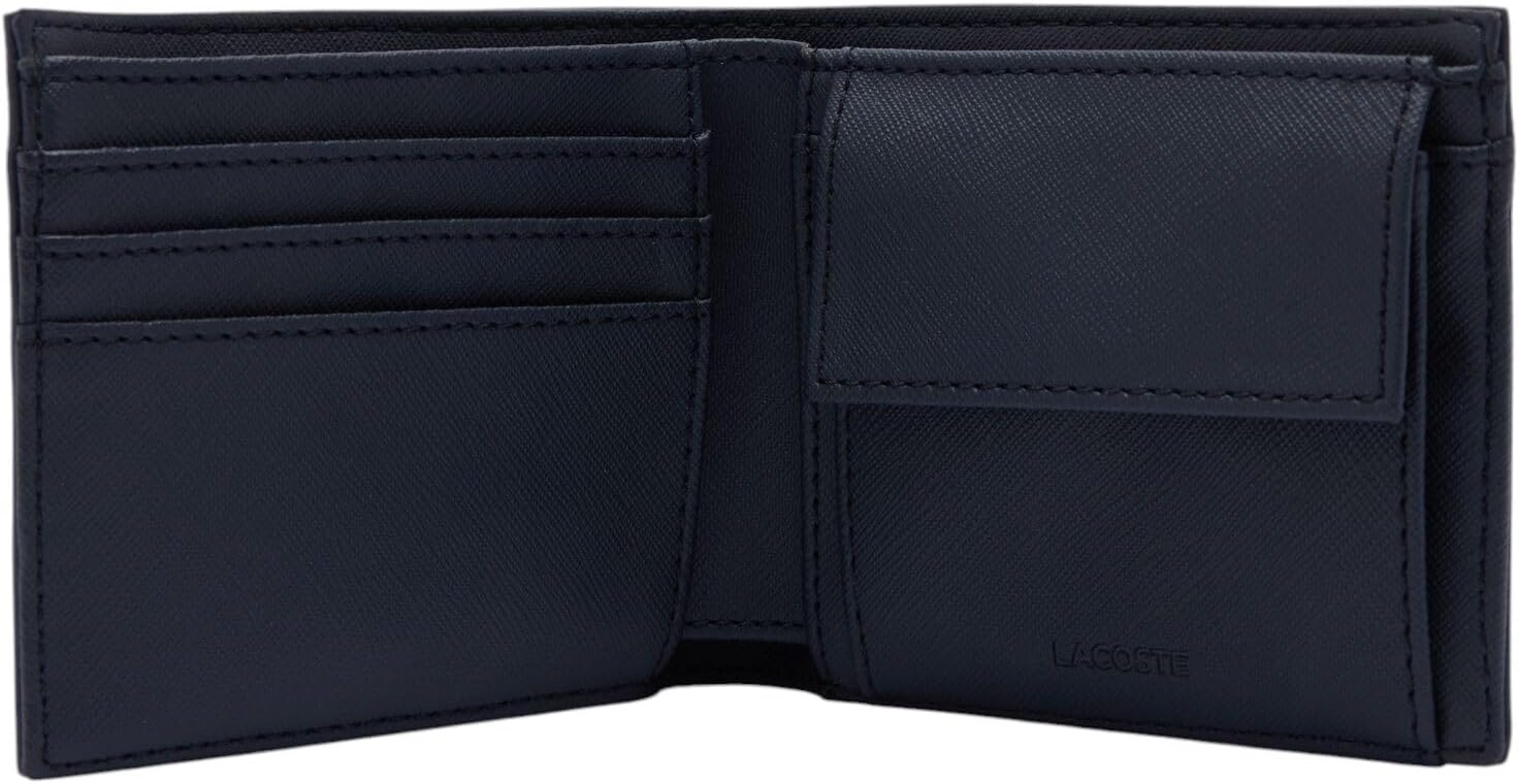 image:imageLacoste Mens Classic Medium Billfold Coin WalletMidnight Blue