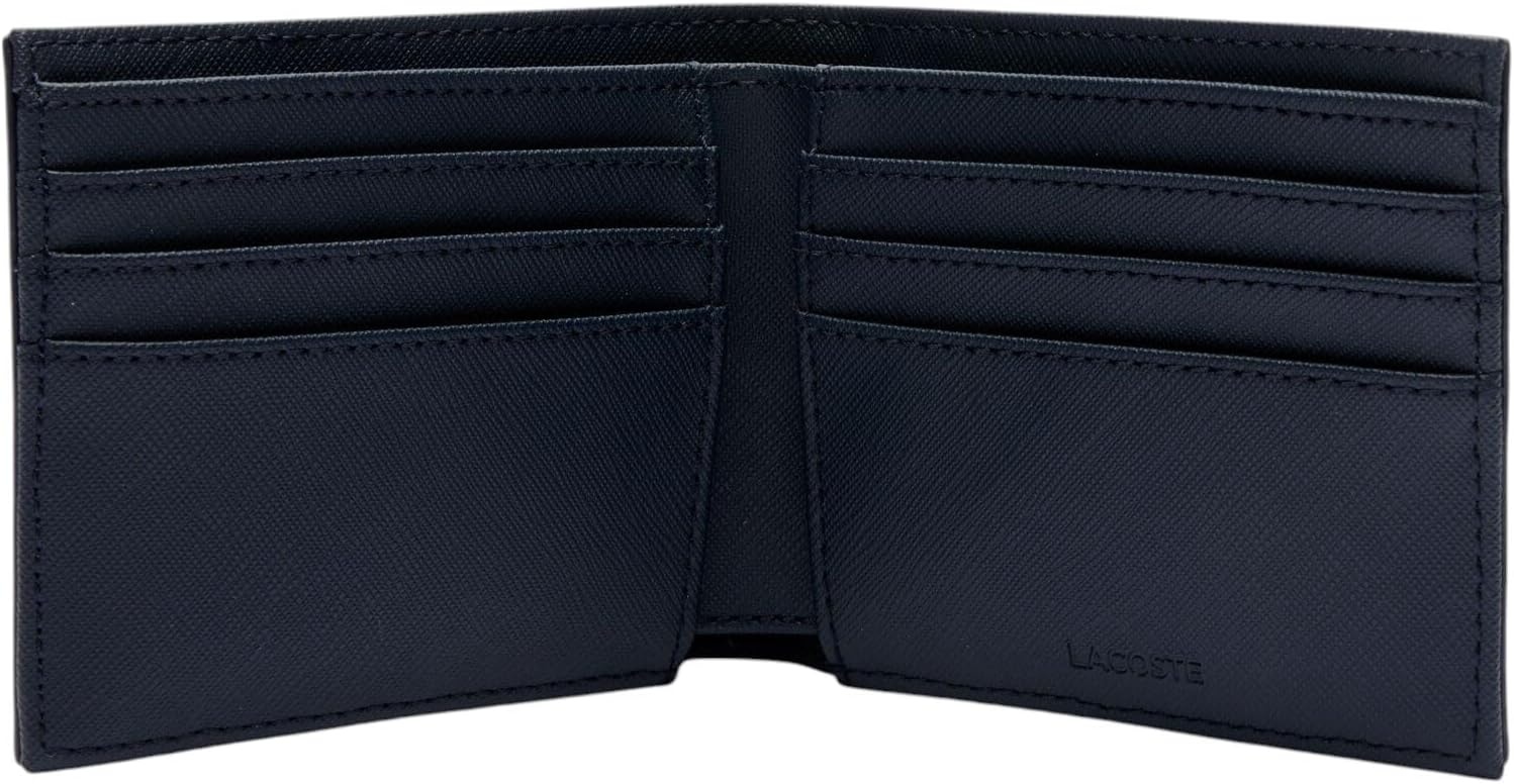 image:imageLacoste Mens Classic Small Billfold Wallet Black One SizeMidnight Blue