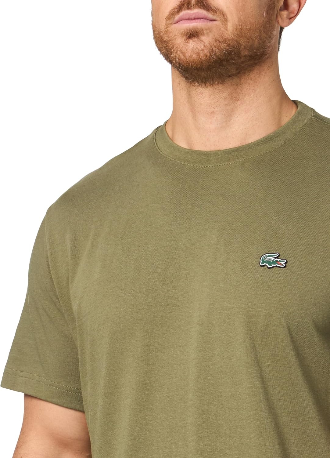 image:imageLacoste Mens Cotton Blend TShirtOlive