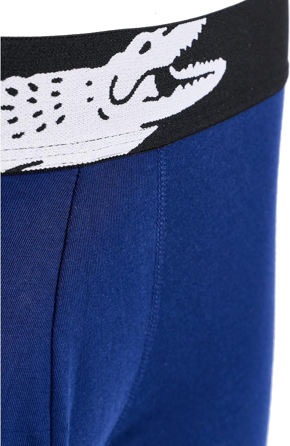 image:imageLacoste Mens Cotton Stretch Big Croc Print Boxer Briefs 3pack Amazon ExclusivesMethyleneSilver ChineRed