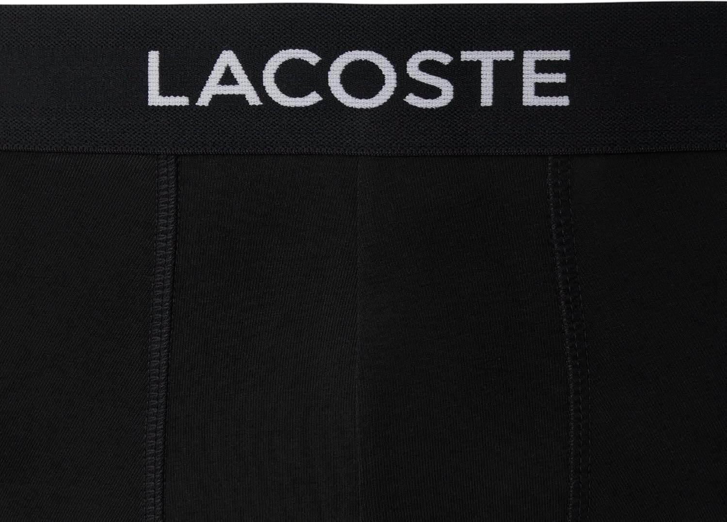 image:imageLacoste Mens Cotton Stretch Essentials Boxer Briefs 5packBlack