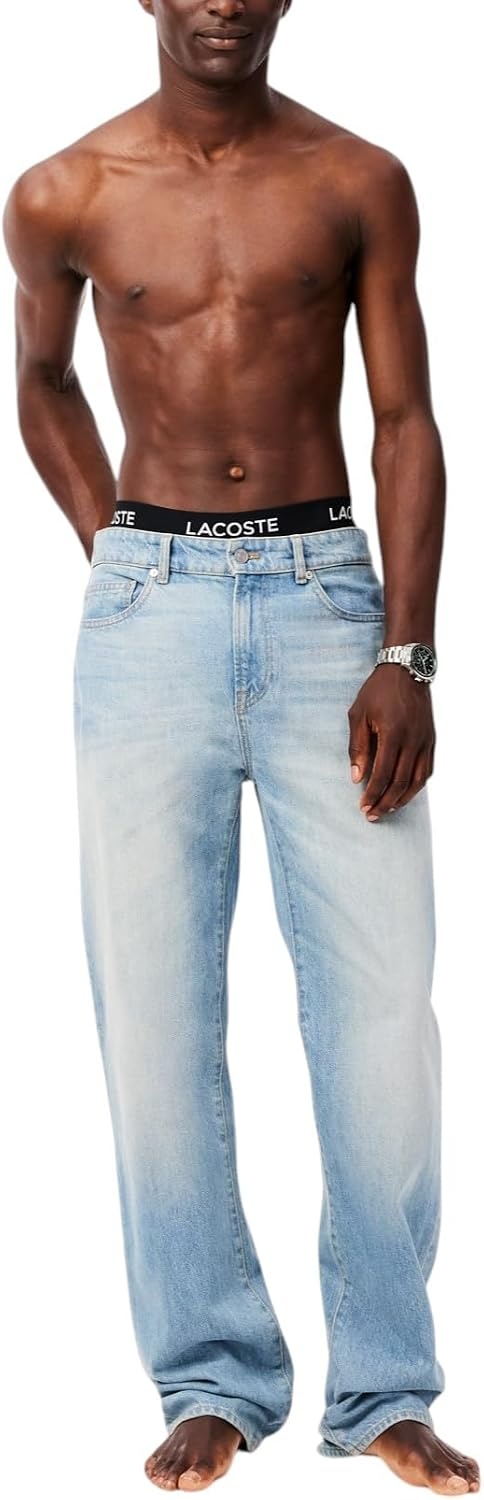 image:imageLacoste Mens Cotton Stretch Essentials Boxer Briefs 5packBlack