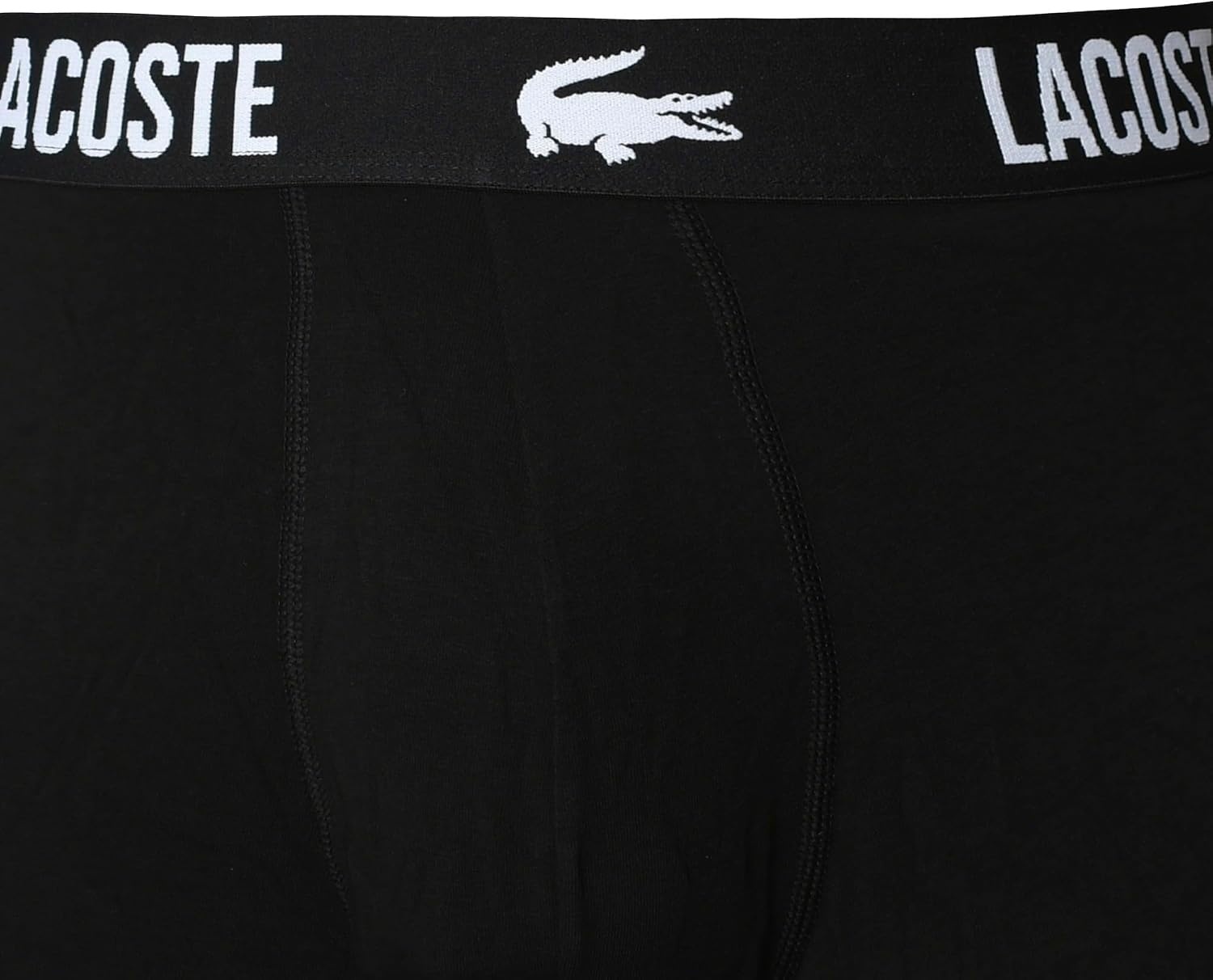 image:imageLacoste Mens Cotton Stretch Essentials Boxer Briefs 5packBlackGreenBirch