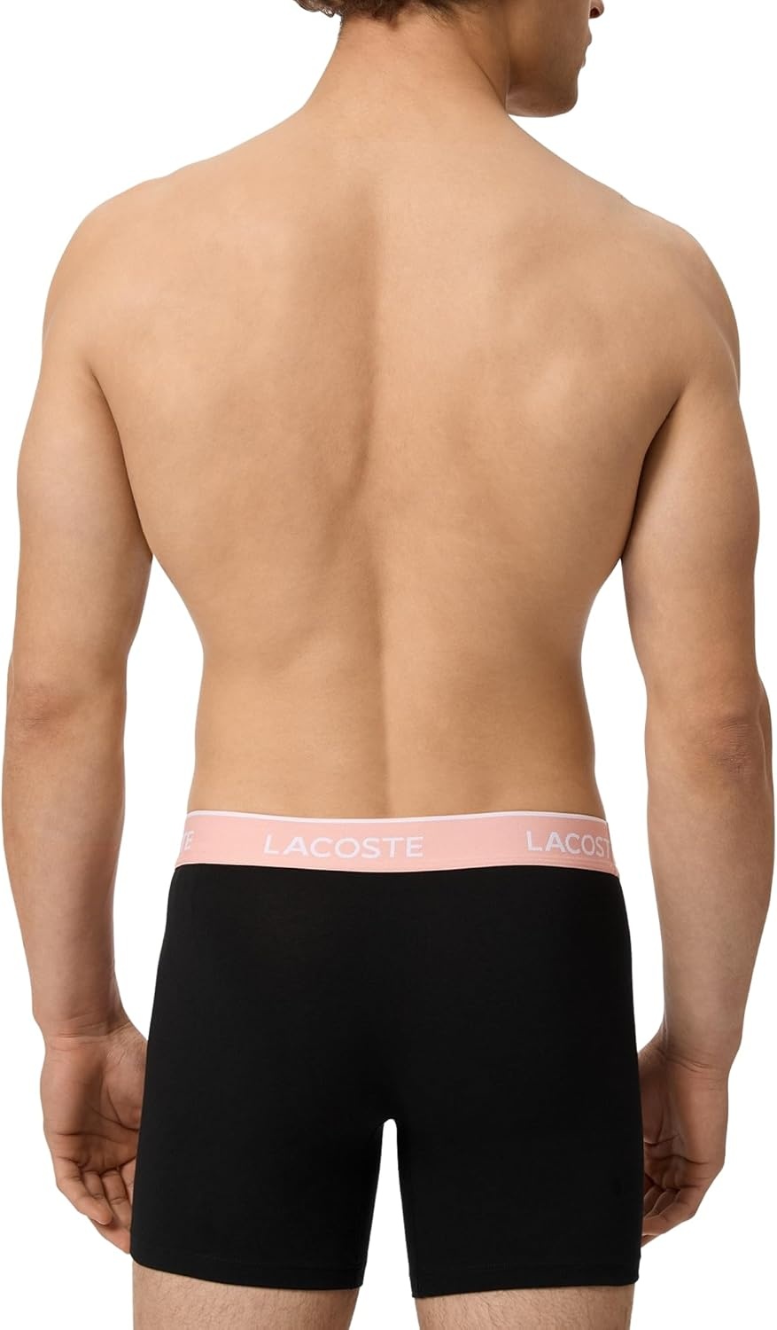 image:imageLacoste Mens Cotton Stretch Essentials Boxer Briefs 5packBlackMiamiLionnePecan