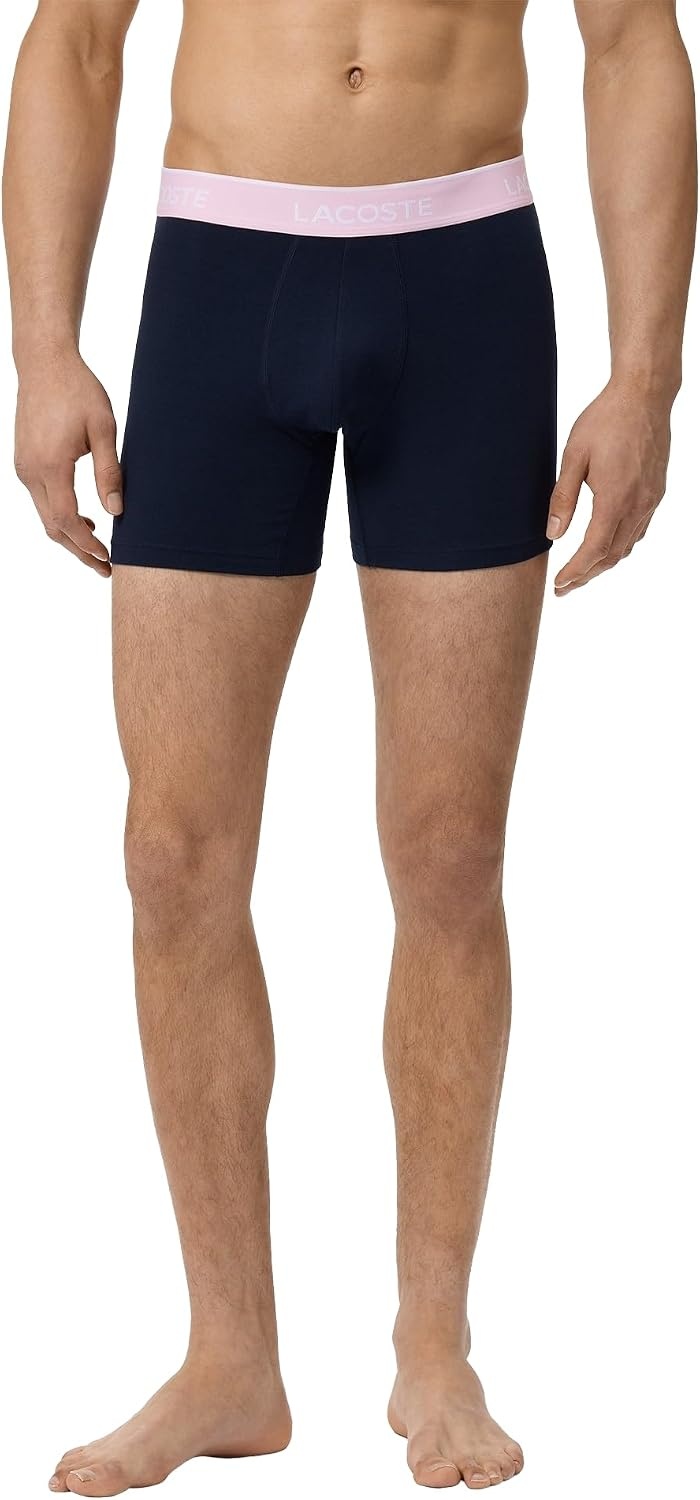 image:imageLacoste Mens Cotton Stretch Essentials Boxer Briefs 5packNavy BlueAlbiziaPhoenix