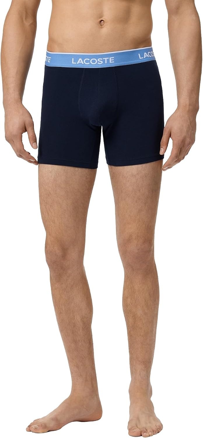 image:imageLacoste Mens Cotton Stretch Essentials Boxer Briefs 5packNavy BlueAlbiziaPhoenix