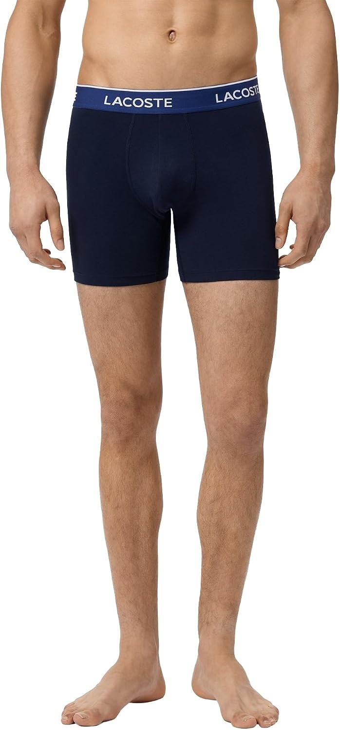 image:imageLacoste Mens Cotton Stretch Essentials Boxer Briefs 5packNavy BlueAlbiziaPhoenix