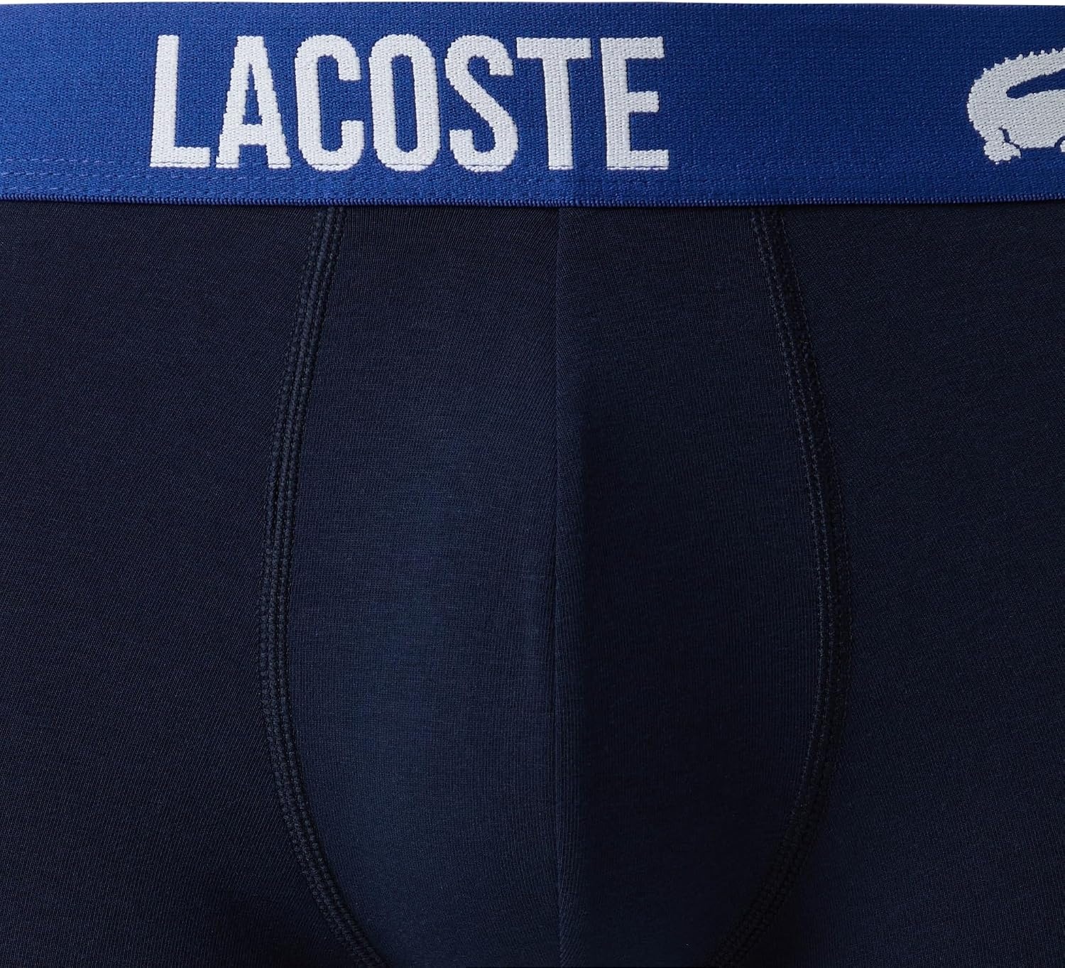 image:imageLacoste Mens Cotton Stretch Essentials Boxer Briefs 5packNavy BlueCaptainArgentina