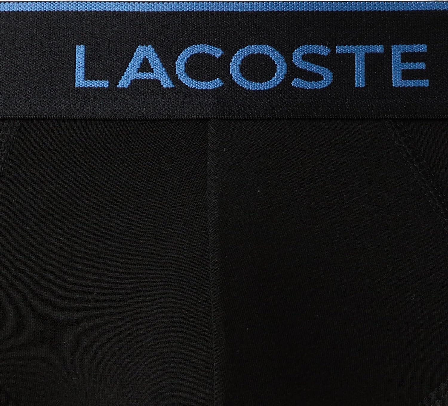 image:imageLacoste Mens Cotton Stretch Essentials Briefs 3pack Amazon ExclusivesBlackVaporousOliveSesame