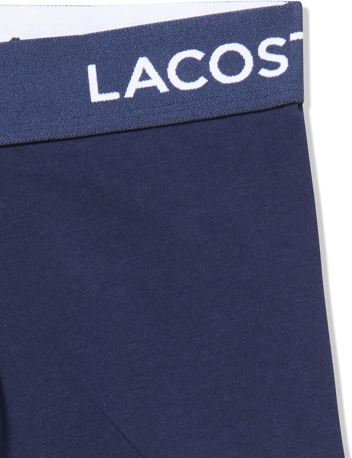 image:imageLacoste Mens Cotton Stretch Essentials Trunks 3packNavy Blue