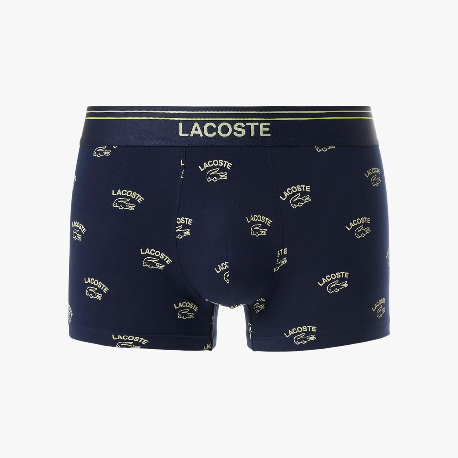image:imageLacoste Mens Cotton Stretch Essentials Trunks 3packNavy BluePollenFirefly