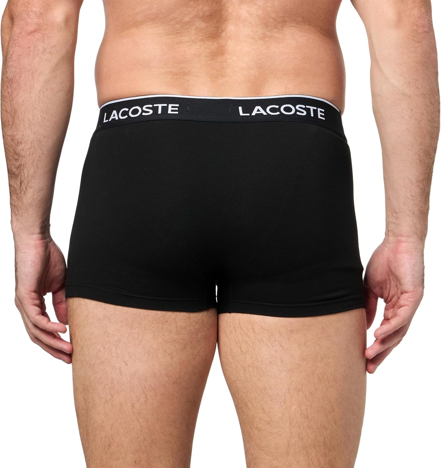 image:imageLacoste Mens Cotton Stretch Essentials Trunks 5packBlackGraphiteGreenKingdomNavy Blue