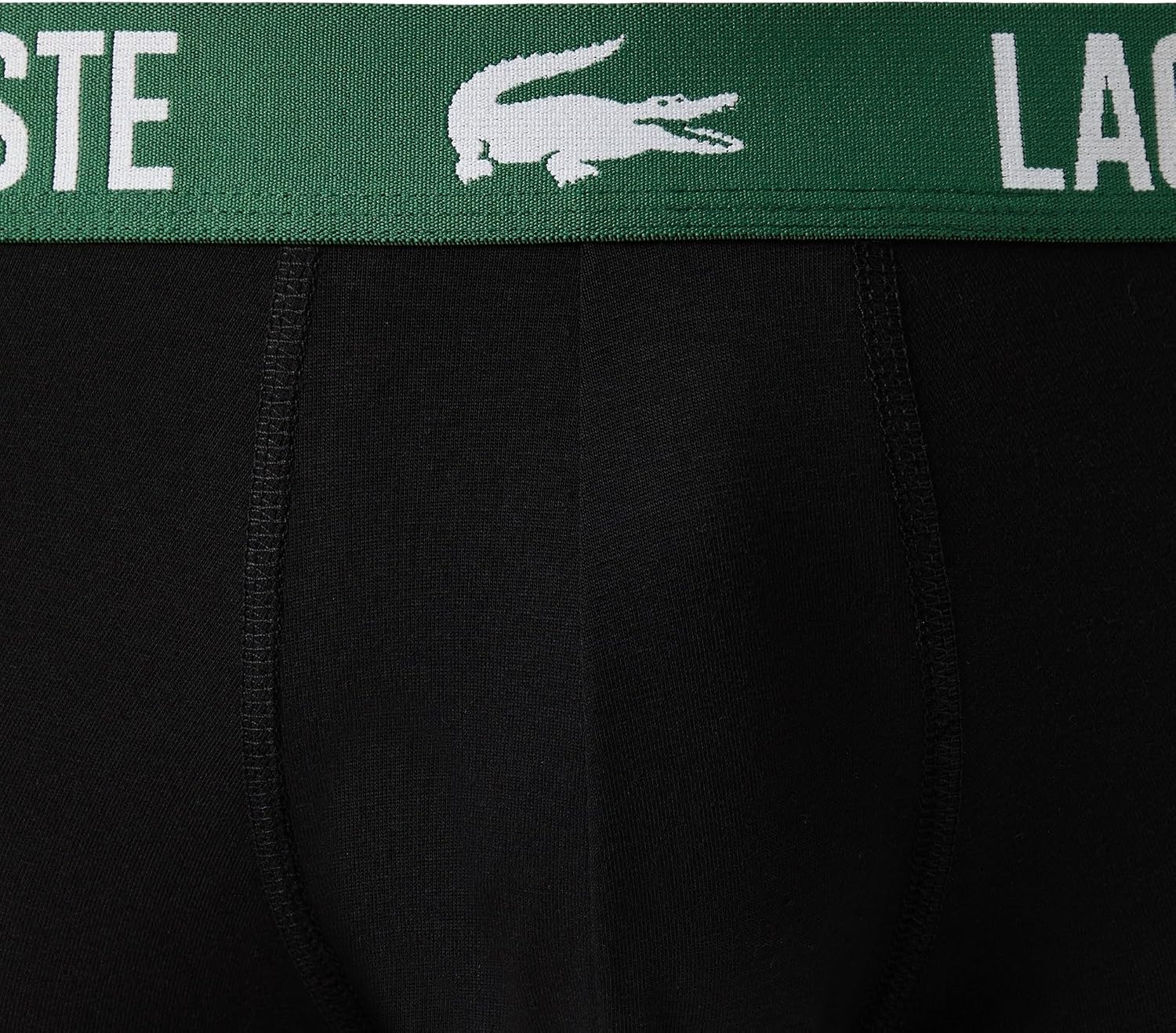 image:imageLacoste Mens Cotton Stretch Essentials Trunks 5packBlackGreenBirch