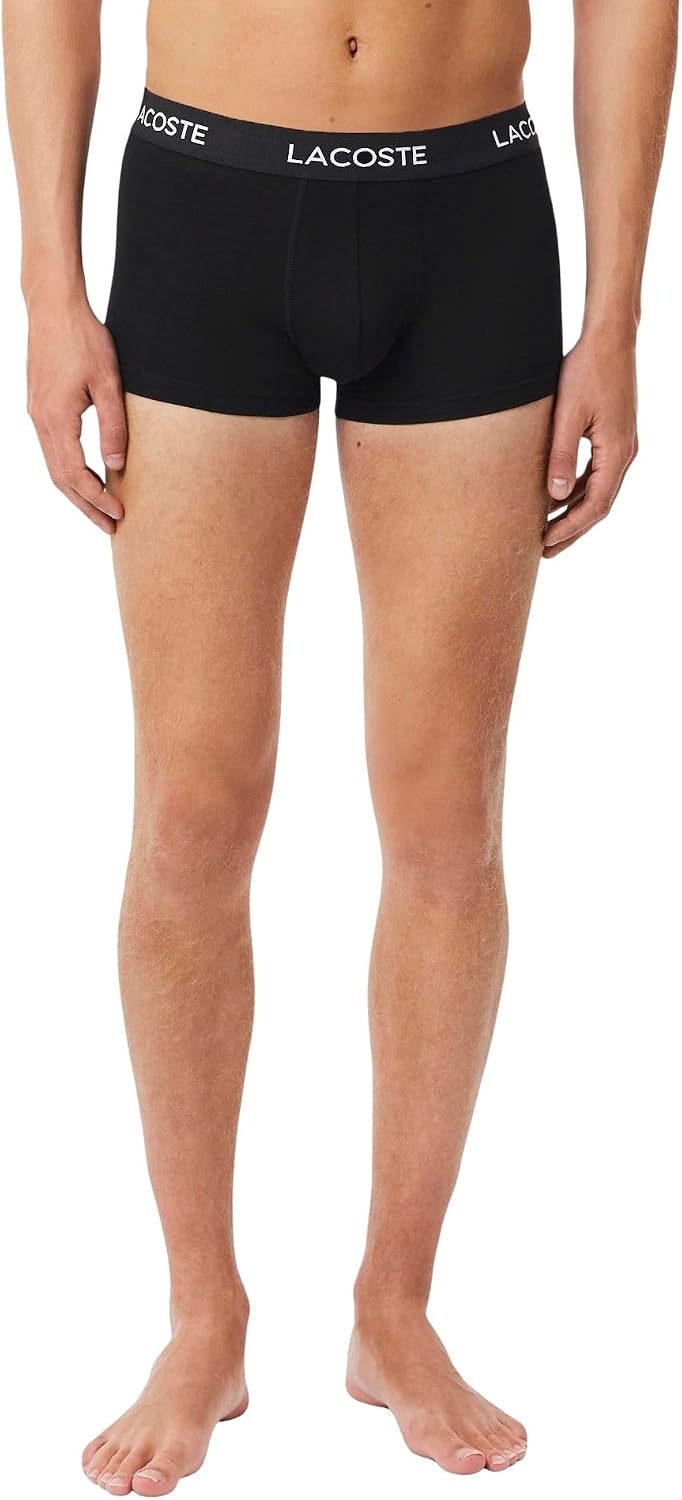 image:imageLacoste Mens Cotton Stretch Essentials Trunks 5packMulticolor