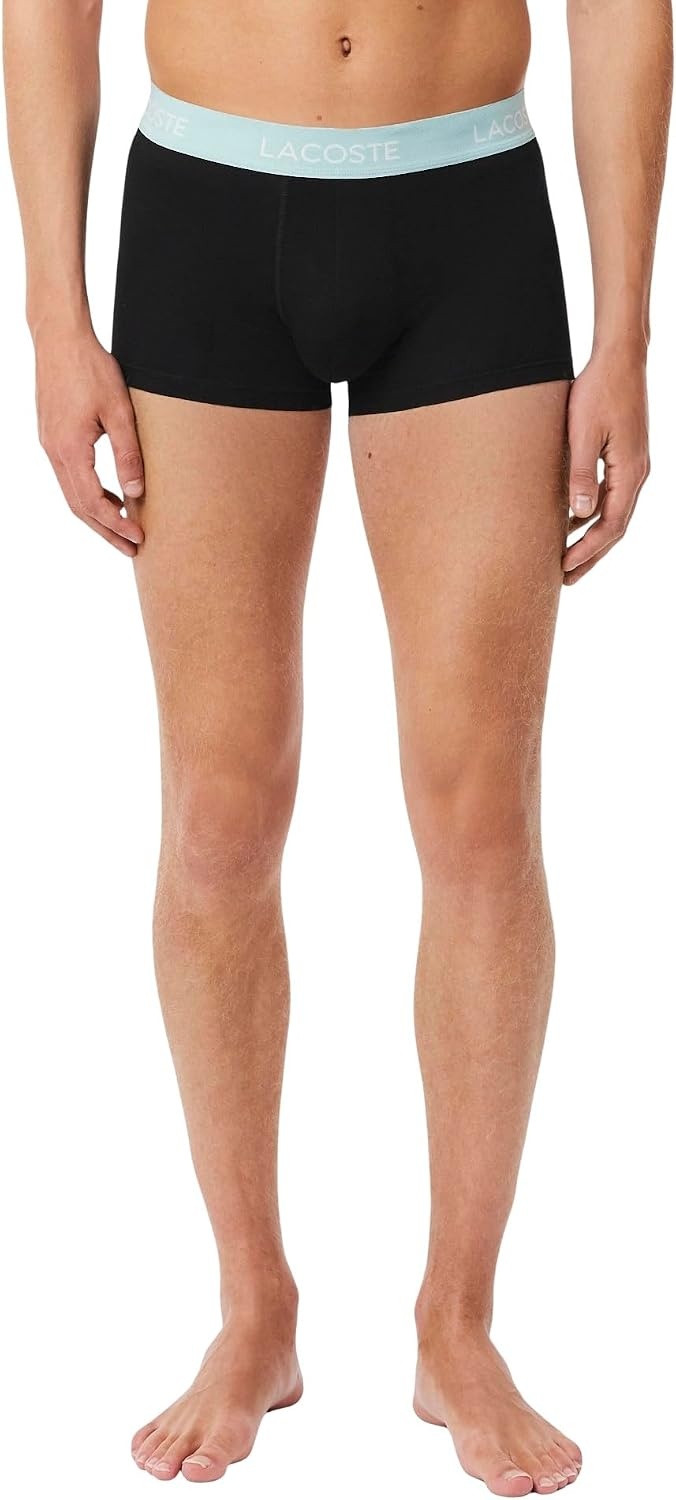 image:imageLacoste Mens Cotton Stretch Essentials Trunks 5packMulticolor