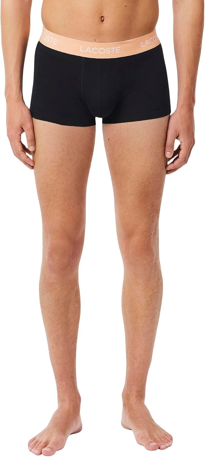 image:imageLacoste Mens Cotton Stretch Essentials Trunks 5packMulticolor