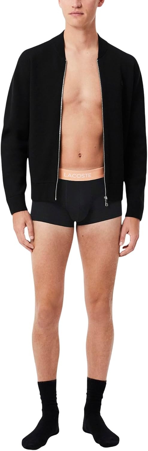 image:imageLacoste Mens Cotton Stretch Essentials Trunks 5packMulticolor