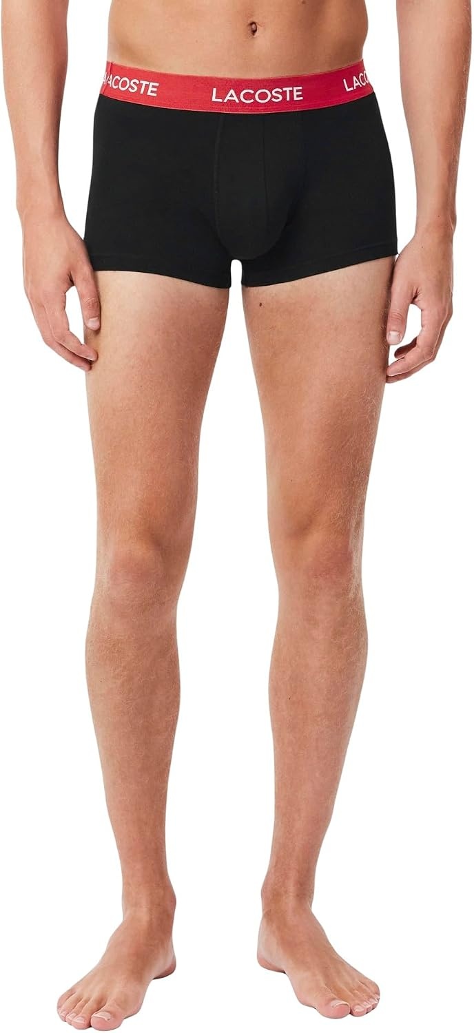 image:imageLacoste Mens Cotton Stretch Essentials Trunks 5packMulticolor
