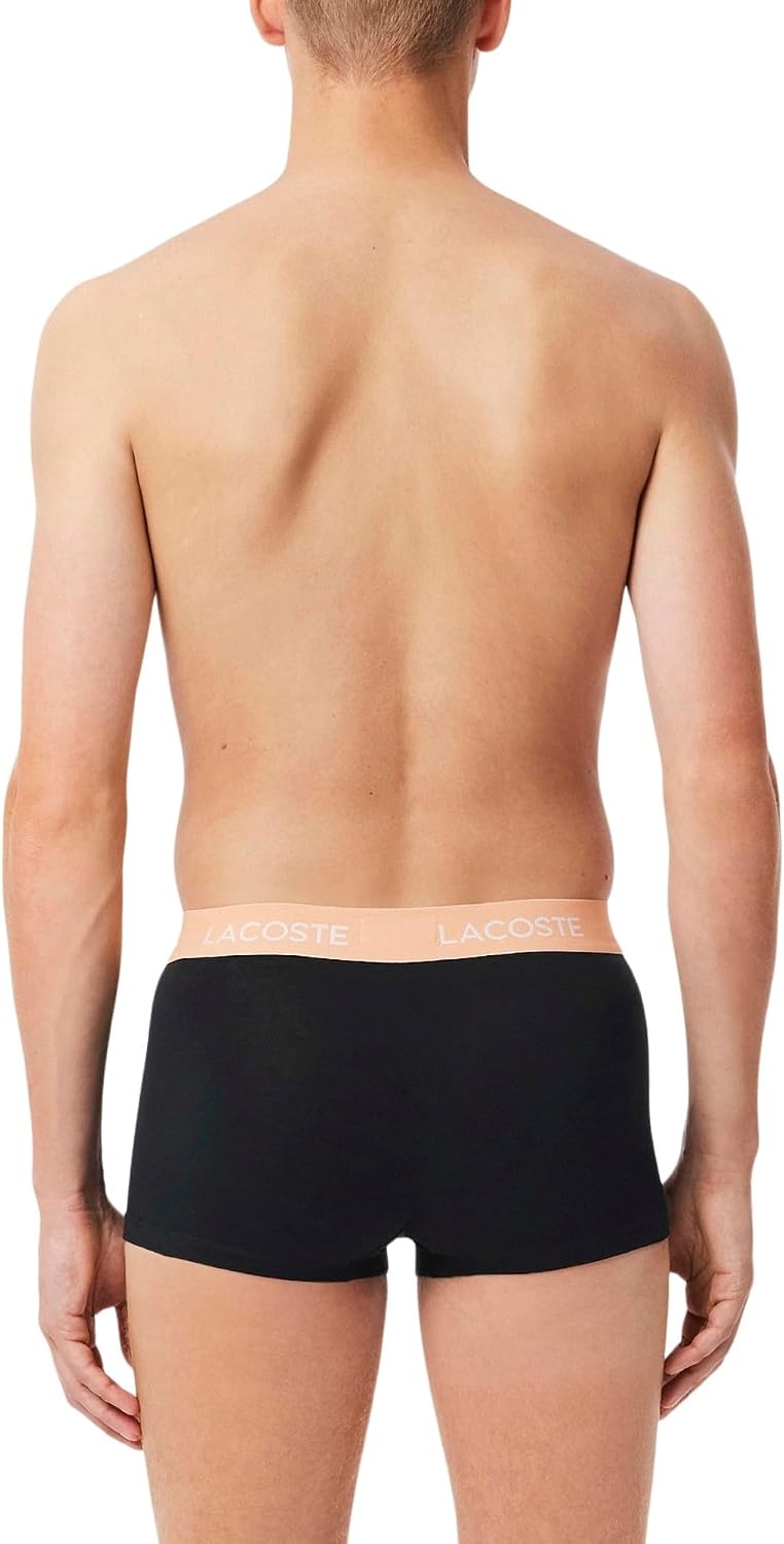 image:imageLacoste Mens Cotton Stretch Essentials Trunks 5packMulticolor