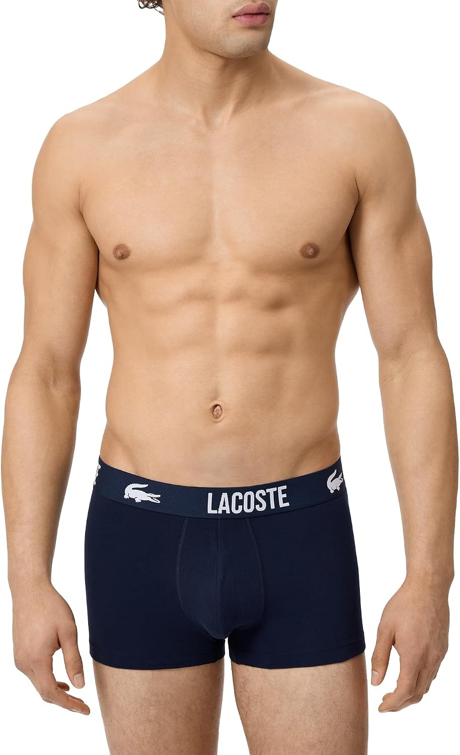 image:imageLacoste Mens Cotton Stretch Essentials Trunks 5packNavy BlueNavy BlueOverview